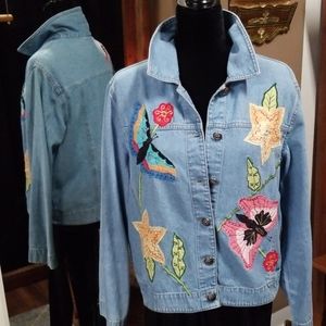 White Stag Jean Jacket  Size Small